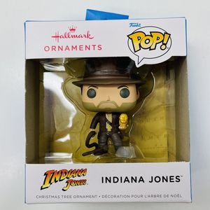 Hallmark/Funko Pop Christmas Ornaments "Indiana Jones" 2022 Walmart Exc *New